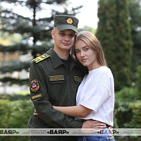 Принятие Военной присяги курсантами-первокурсниками военно-технического факультета в БНТУ