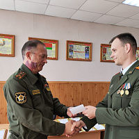 Военный комиссариат Смолевичского района и города Жодино отметил 96-ю годовщину со дня образования