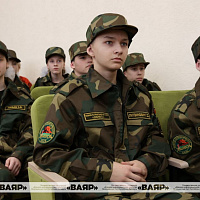 Учащиеся средней школы № 37 г. Минска вступили в ряды военно-патриотического клуба «Доблесть»