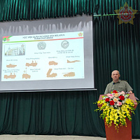 Белорусская военная делегация во главе с начальником Военной академии находится с рабочим визитом во Вьетнаме