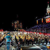 В Москве проходит Международный военно-музыкальный фестиваль «Спасская башня»