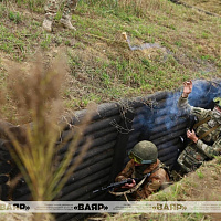 На Кобринском укрепрайоне прошли занятия по боевой подготовке 
