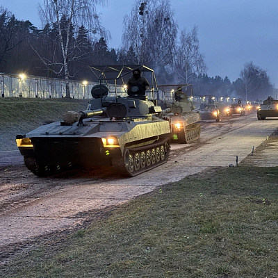 Гвардейцы 11 омбр приступили к плановому полевому выходу