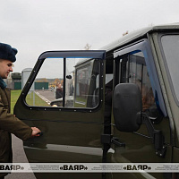 Накануне Дня автомобилиста и дорожника военный городок в Жодино принял гостей