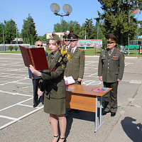 Личный состав нового пополнения воинских частей войск связи принял Военную присягу