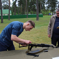 На полигоне Гожский проходит областной этап республиканской военно-патриотической игры «Орлёнок»