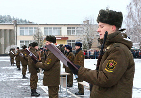 Гвардейцы приняли Военную присягу