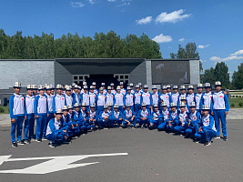 Военнослужащие Кыргызской Республики посетили мемориальный комплекс «Хатынь»