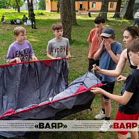 Продолжается смена воспитательно-оздоровительного палаточного лагеря «Память»