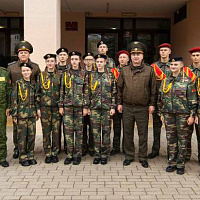 Военнослужащие 120 омбр провели профориентационную работу с учащимися школы Минска