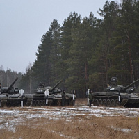 На танкодроме – горячая пора