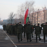 В торжественной обстановке начался учебный год в воинских частях транспортных войск