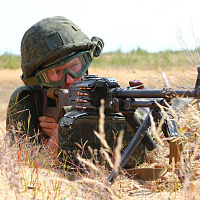 С военнослужащими 11 омбр проводится ротное тактическое учение