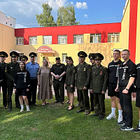 Представители военно-технического факультета в БНТУ посетили Детский городок Ленинского района г. Минска