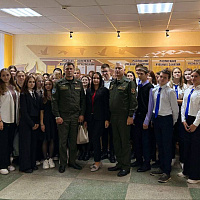 Открытые уроки для школьников от военнослужащих