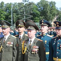 Торжественная церемония выпуска офицеров