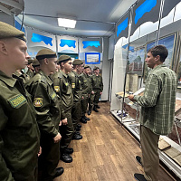 Военнослужащие 72 ОУЦ посетили Борисовский объединённый музей