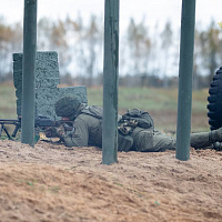 С курсантами Военной академии Республики Беларусь продолжаются занятия по огневой подготовке