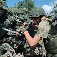 Продолжается полевой выход артиллеристов