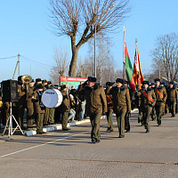 Военную присягу приняли и новобранцы войск связи
