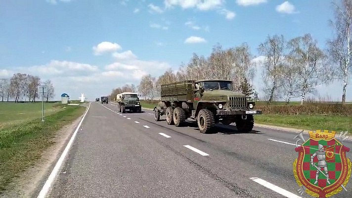 Марш в назначенный район