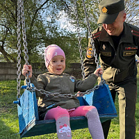 Торжественный ритуал чествования военнослужащих, выслуживших установленные сроки срочной военной службы, состоялся в 60 опс