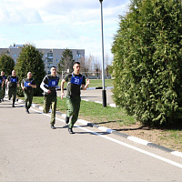 Контрольные занятия по физической подготовке с военнослужащими 65 автбр и 36 дмостбр