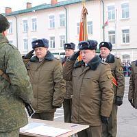 Гвардейцы произнесли слова клятвы на верность Родине