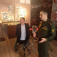 Алексей Талай побывал в «артиллерийской столице»