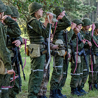 Ознакомительная практика у курсантов первых курсов Военной академии Беларуси