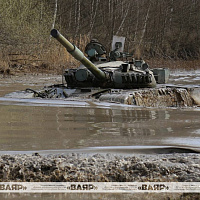 Занятия по преодолению глубокого брода с курсантами 72 ОУЦ