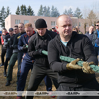 Спортивный праздник в командовании ССО, приуроченный к Дню Конституции Республики Беларусь