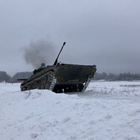 Тест-драйв танков для курсантов