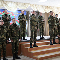 Торжественное утро в 36-й дорожно-мостовой и 65-й автомобильной бригадах 