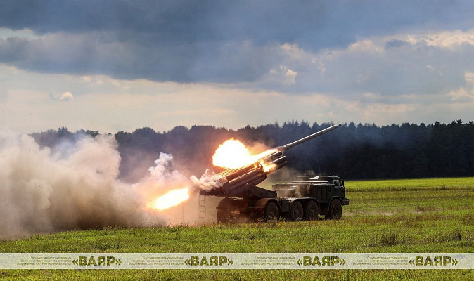 Полевой выход артиллерийских подразделений и  воинских частей  СЗОК