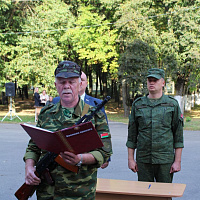 Приняли Военную присягу