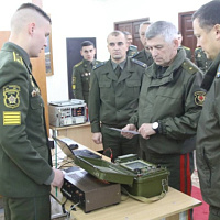 Выставка научно-технического творчества курсантов прошла в Военной академии