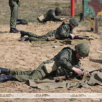 Военнослужащие нового пополнения 6 омбр выполнили упражнение начальных стрельб