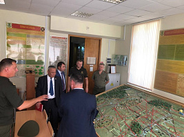 Военно-технический факультет в БНТУ посетила делегация Министерства обороны Республики Таджикистан