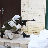 Тренировка гвардейцев