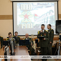 Торжественные мероприятия, посвящённые 107-летию со дня образования управления военных сообщений транспортных войск