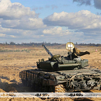 Гвардейцы совершили марш