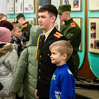 В Минском суворовском военном училище прошел День открытых дверей 