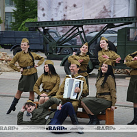 В Гродно прошла реконструкция штурма Рейхстага