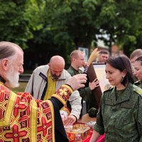 Ковчег с частицей мощей святого великомученика Георгия Победоносца прибыл в 147 зрп