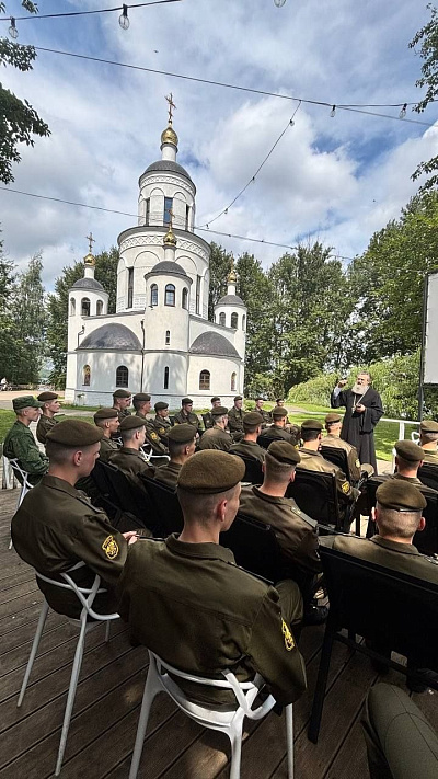 Военнослужащие 361 боо (ЦОВУ) посетили Свято-Георгиевский приход