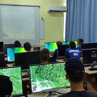 Минские суворовцы посетили находящийся в «Орлёнке» Дом авиации и космонавтики