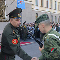 Торжественная церемония принятия Военной присяги