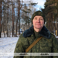 В ходе проверки боевой готовности Вооружённых Сил на базе одного из соединений развернут пункт приёма личного состава