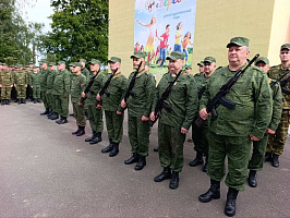 Учебные сборы по территориальной обороне в Червенском и Березинском районах
